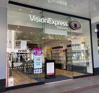 Vision Express have moved