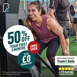 50% OFF your first 3 months at Pure Gym!