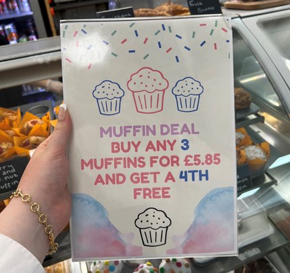 FREE Muffin at Brunch! 🧁