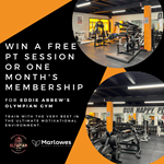 WIN a FREE 1 month membership to Eddie's Gym! 🏋️‍♀️
