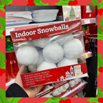 Indoor snowball fight! 🌨☃