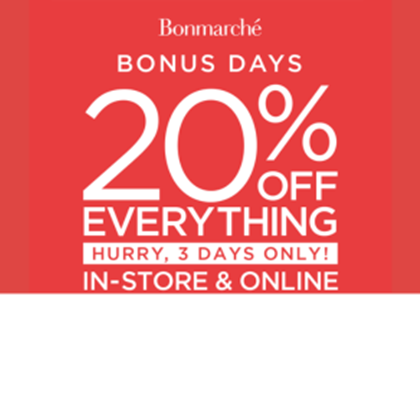 20% off at Bonmarche!