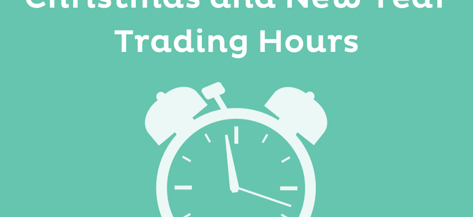 Christmas and New Year Opening Hours