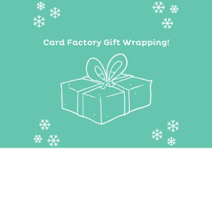 Card Factory Gift Wrapping