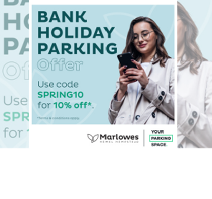 Bank Holiday Parking Offer!